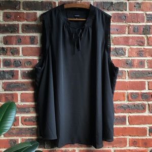 Black Sleeveless Torrid Blouse